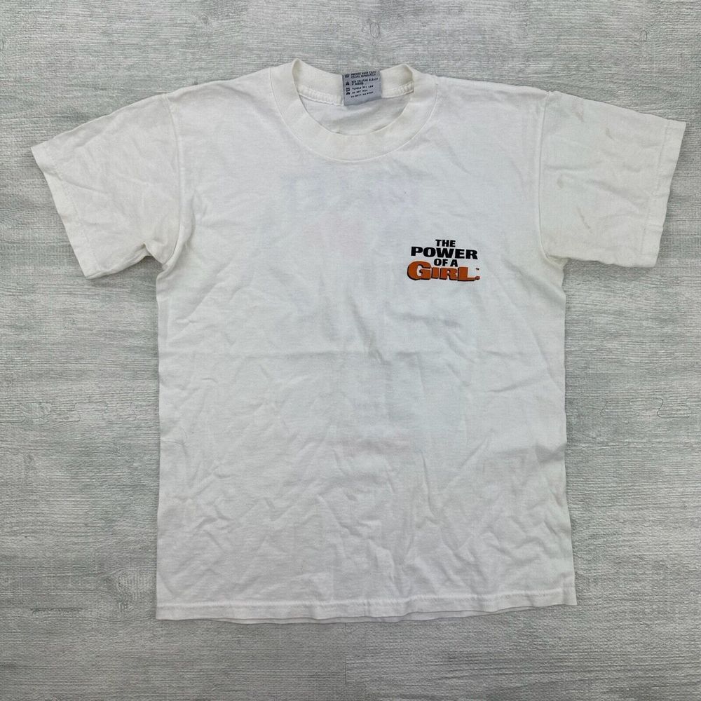 Vintage Power of A Girl Shirt Womens Small White You Let Me Win I Let You Lose